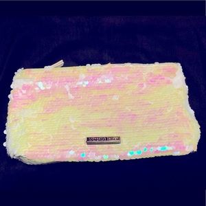 Victoria’s Secret sequin makeup bag💄🧜‍♀️